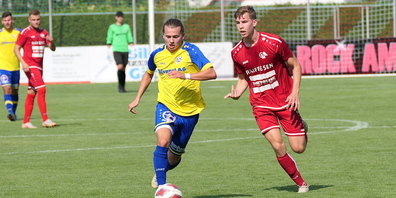 Nando Lüchinger (rechts) erzielte das 2:0 (Archivbild)