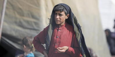 Afghanische Flüchtlinge Mitte August an der Grenze zum Iran. (Archivbild)