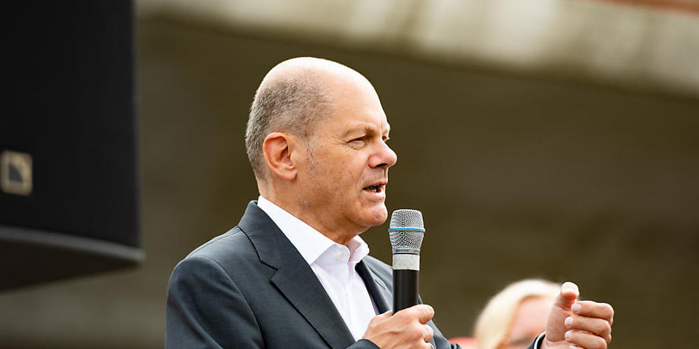 SPD-Kanzlerkandidat Olaf Scholz steht mit seiner Partei in den Umfragen so gut da wie lange nicht. Foto: Paul Zinken/dpa