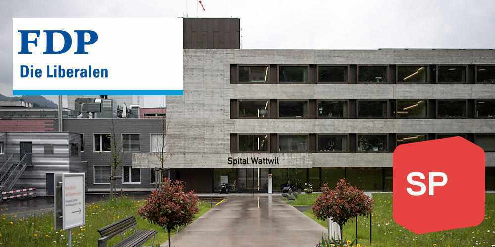 Die FDP und die SP äussern ihre Meinungen zur frühen Schliessung des Spitals Wattwil.