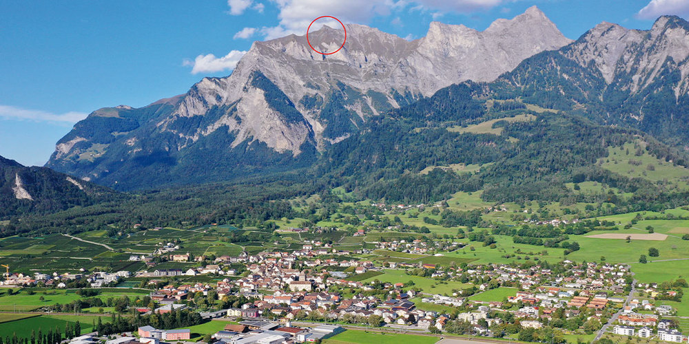 In diesem Gebiet mussten die beiden Wanderer gerettet werden.