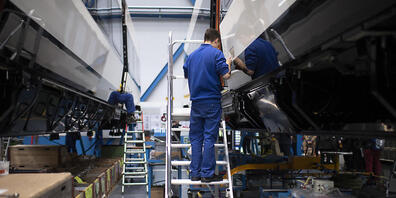Der Ostschweizer Bahnbauer hat im ersten Semester auf allen Stufen zugelegt. (Archivbild)