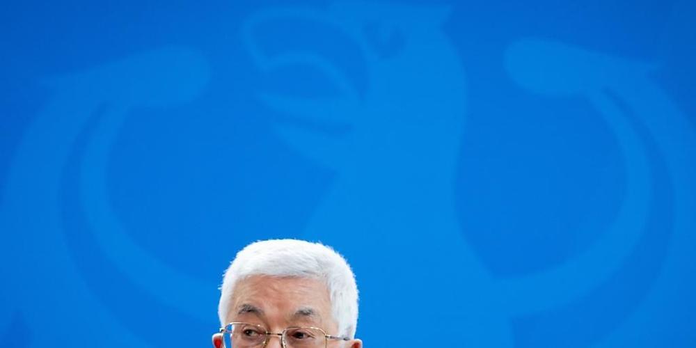 ARCHIV - Palästinenserpräsident Mahmud Abbas bei einer Pressekonferenz in Berlin. Foto: Kay Nietfeld/dpa