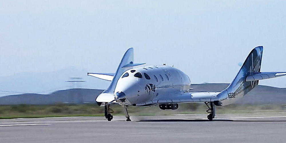 Hat nach einem Zwischenfall vorläufig Startverbot: der Weltraumflieger Space Ship Two des Unternehmens Virgin Galactic. (Archivbild)