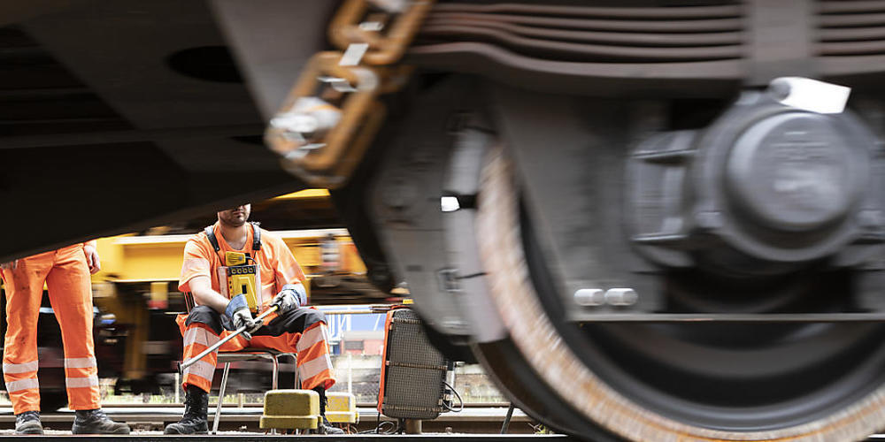 Bremse an einem Güterwagen im Rangierbahnhof Limmattal in Dietikon ZH. (Archivbild)