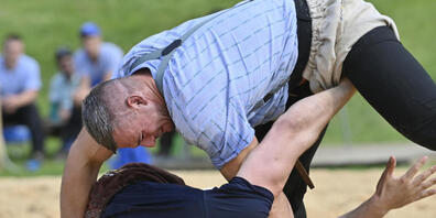 Samuel Giger bettet in dieser Saison die meisten Gegner ins Sägemehl