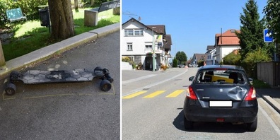 Unfall in Waldstatt am 3. September 2021.