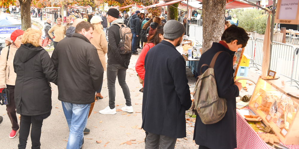 Am Käsefest konnte man gestern an der Rapperswil Seepromenade zwischen 9 und 17 Uhr feine Käse-Spezialitäten aus der ganzen Schweiz probieren.