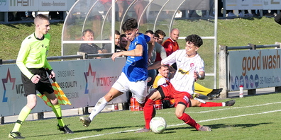 Ceyhun Tüccar im letzten Heimspiel des FC Widnau gegen den FC Amriswil