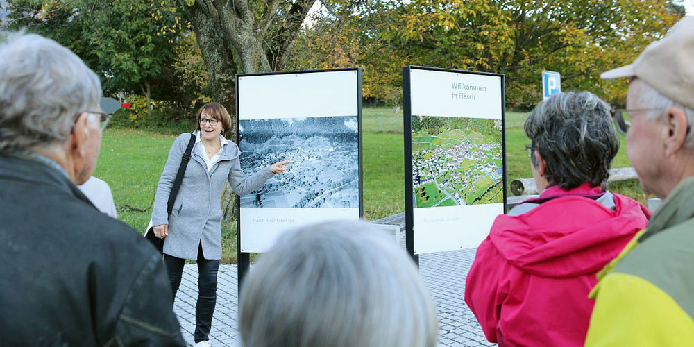 In Fläsch kann man mit Caroline Lampert auf Tour.