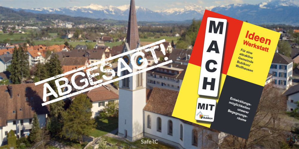 Keine Ideen-Werkstatt am 6. November, sondern digitale Mitwirkung im 2022.