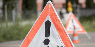 Ein mutmasslicher Ladendieb hat auf der Flucht vor der Polizei einen Selbstunfall gebaut. (Symbolbild)