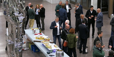 Der Auer «Gwerblertag» bot Gelegenheit zum Smalltalk