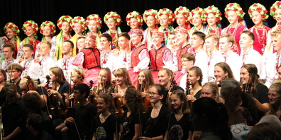 «il mosaico» und das Jugend-Ballett Veseli Cherevychky begeisterten im August 2019.