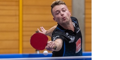 Captain Elia Schmid sicherte dem TTC Wil in Meyrin den siegbringenden 6. Punkt.