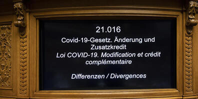 Die Änderung des Covid-19-Gesetzes fand im Parlament eine breite Mehrheit. (Archivbild)