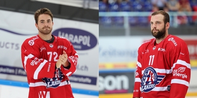 Fabian Maier (r.) und Gian-Marco Wetter bleiben bei den Lakers.