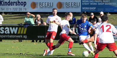 Das Widnauer Fanionteam mit Lars Ivanusa kann an diesem Wochenende nicht in Kreuzlingen antreten