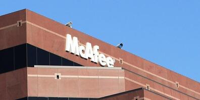 Der amerikanische IT-Sicherheits-Konzern McAfee bieten sich zum Verkauf an. (Archivbild)