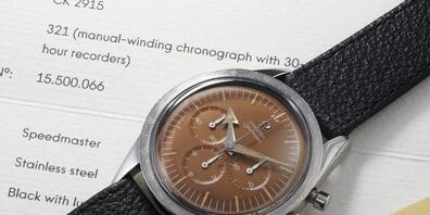 Für diese "perfekt gealterte" Omega-Speedmaster bezahlte ein Liebhaber über 3,1 Millionen Franken.