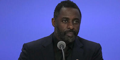 Idris Elba, Schauspieler und Botschafter des Internationalen Fonds für landwirtschaftliche Entwicklung (IFAD), fordert mehr Gehör für schwarze Stimmen in der Klimakrise. Foto: Alastair Grant/AP/dpa
