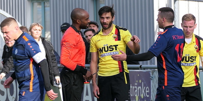 Sahin Irisme (Bildmitte) brillierte gegen Widnau II mit einem klassischen Hattrick (Archivbild)