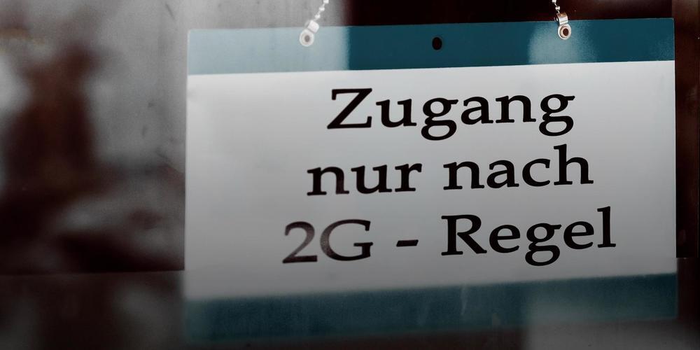 Soll nie mehr vorkommen: der Staat verhängt Zugangsrestriktionen während der Pandemie.