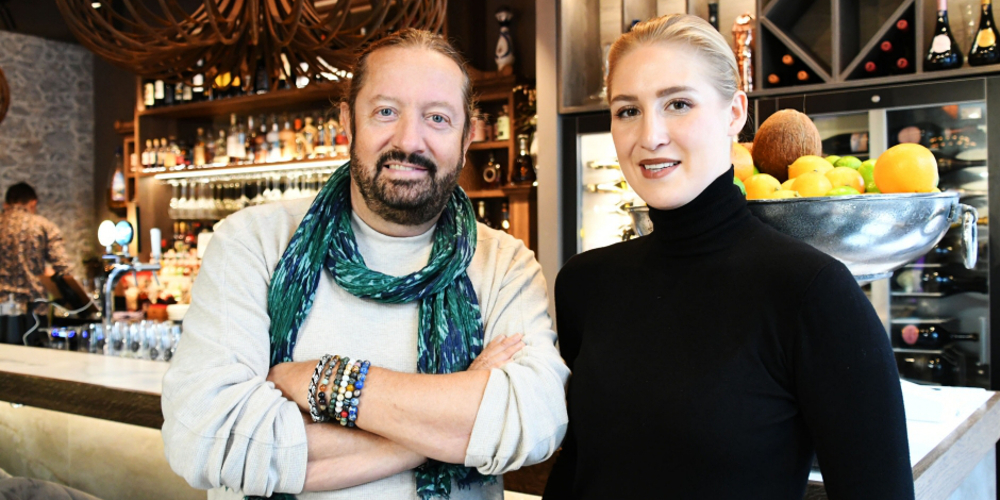 Geschäftsinhaber Patrick Weber mit Geschäftsführerin Eleonore Bachmaier.