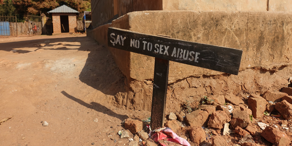 Auf dem Schulgelände in Yambio, Südsudan.