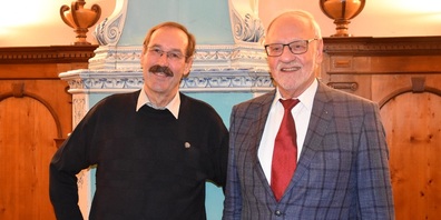 Auf Hans Vollmar (r.) folgt als neuer Präsident Dr. Alex Dillinger.