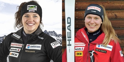 Die Trägerinnen des Flawiler Preises 2021 (v.l.): Aline Höpli  und Sarah Zoller.