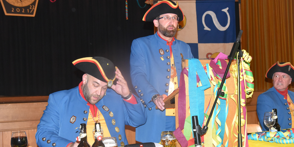 Der neue Zunftmeister, Adrian Pfister, führte durch seine 1. GV.