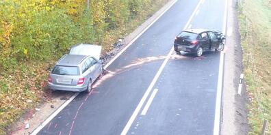 Beim Frontalunfall in Mammern TG wurde eine korrekt fahrende Autolenkerin schwer verletzt.