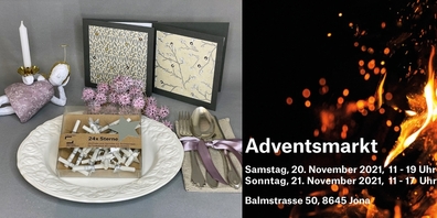 Die Stiftung Balm bietet Festliches aus dem Werkatelier (l.) an. Auf dem Balm-Areal gibt's einen Adventsmarkt.