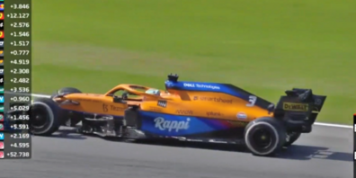 Auf dem orangen McLaren steht gross «Rappi» geschrieben – ist damit Rapperswil-Jona gemeint?