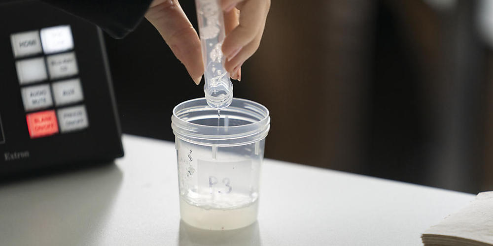 Ab Montag werden auch die Schaffhauser Primarschülerinnen und -schüler zum Spucktest antreten müssen: Das Gesundheitsamt weitet die repetitiven Tests aus. (Symbolbild)