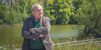 Franz Welte, Kürzel we, ist seit 60 Jah­ren Journalist.