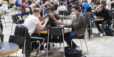 Studierende an der Universität Zürich.