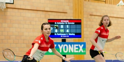 Sereina Hofstetter (links) und Milena Schnider zeigten zuletzt starke Leistungen im Frauendoppel.