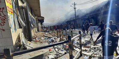 Ausschreitungen haben auch am Freitag die Salomon-Inseln im Südpazifik erschüttert.
