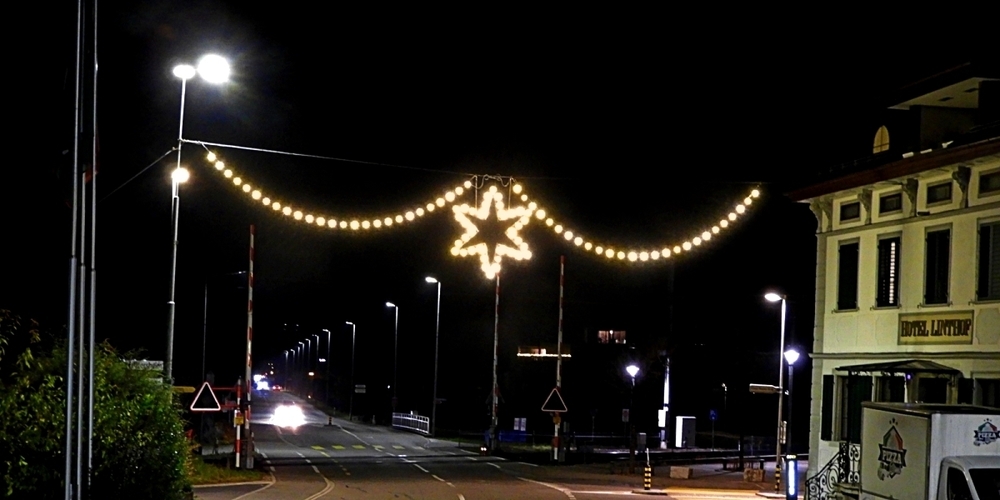 Nicht der Stern von Bethlehem, sondern der Stern von Uznach.