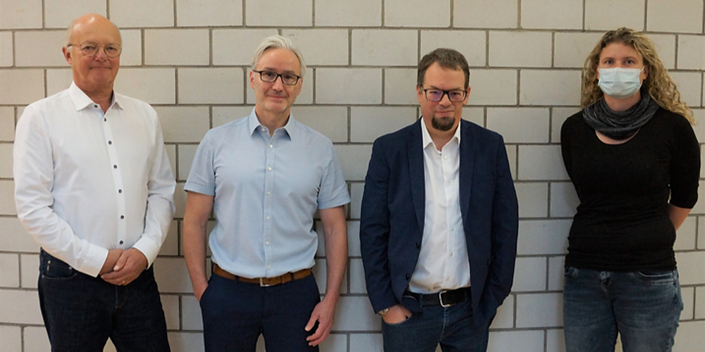 Rolf Jermann, Oliver Gröble, Thomas Meister und Jennifer Sutter