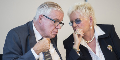 Der Reichste: Klaus-Michael Kühne und Gemahlin Christine, Schindellegi.