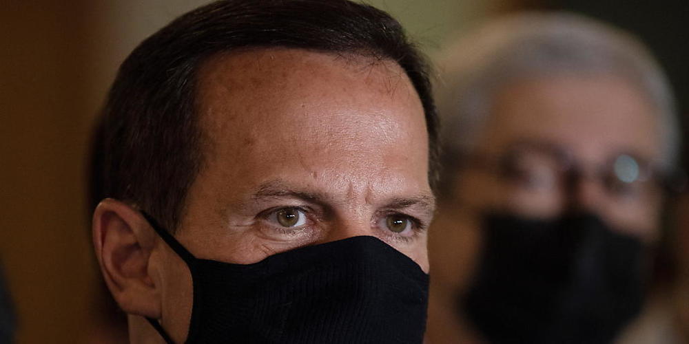 João Doria (links) tritt bei den Präsidentschaftswahlen in Brasilien im kommenden Jahr als Kandidat für die Mitte-Rechts-Partei PSDB an. (Archivbild)