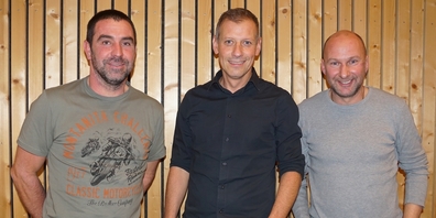 Marco Lüchinger, Marcel Langenegger und Ivo Graf (von links) treten zurück. Mit ihnen werden dem Pokalturnier so viel Jahre Erfahrung fehlen, wie das Turnier alt ist.