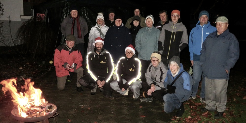 Die Montlinger Feldschützen bei ihrem Chlaushock