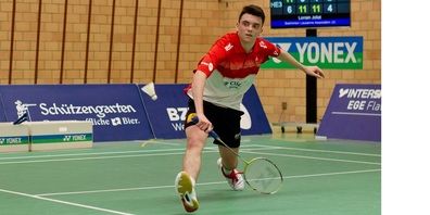 Der 22-jährige Nicolas Müller gab im Männereinzel sein NLA-Debut.