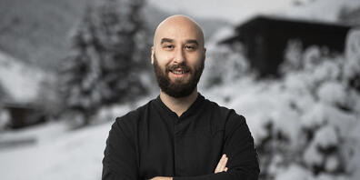 Mitja Birlo, Küchenchef im "7132 Hotel" in Vals GR, ist Gault-Millau-Koch des Jahres 2022. Das abgelegene Valsertal ist sein "Garten".