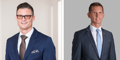 Marco Bührer (r.) verlässt die Clientis Spar- und Leihkasse Thayngen. Adrian Rosenberger wird sein Nachfolger.