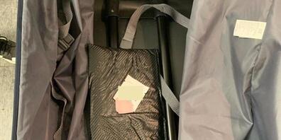 Die beiden Verhafteten hatten in ihren Koffern Kokain versteckt.